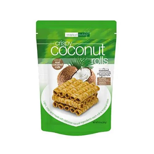 Tropical Fields Crispy Coconut Rolls 285g - The Good Store