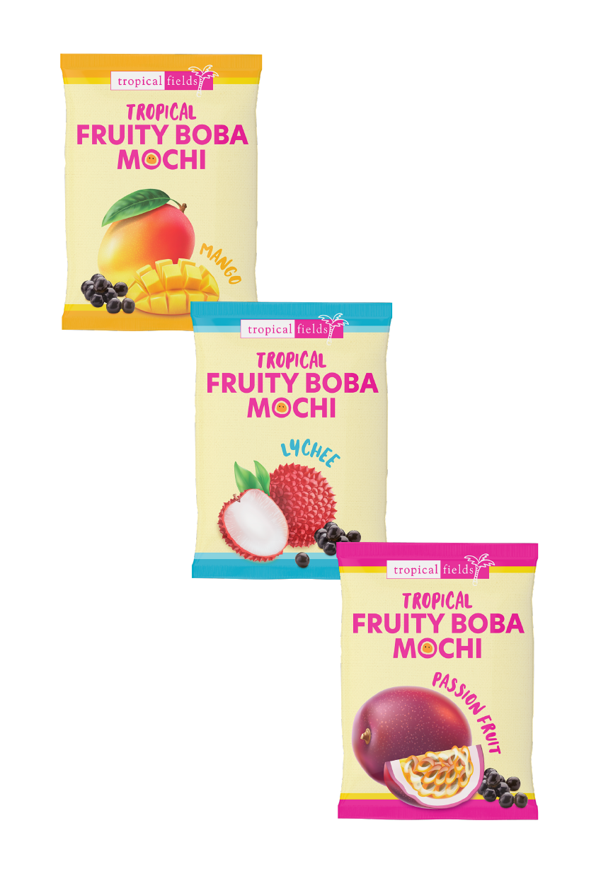 Tropical Fruity Boba Mochi 700g - The Good Store