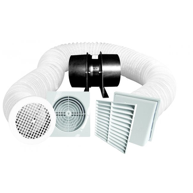 Manrose FAN0616 125mm Low-Profile Shower Kit - The Good Store