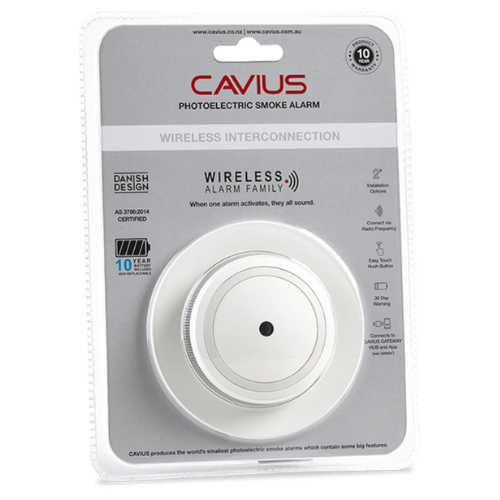 Cavius Photoelectric Smoke Alarm - The Good Store