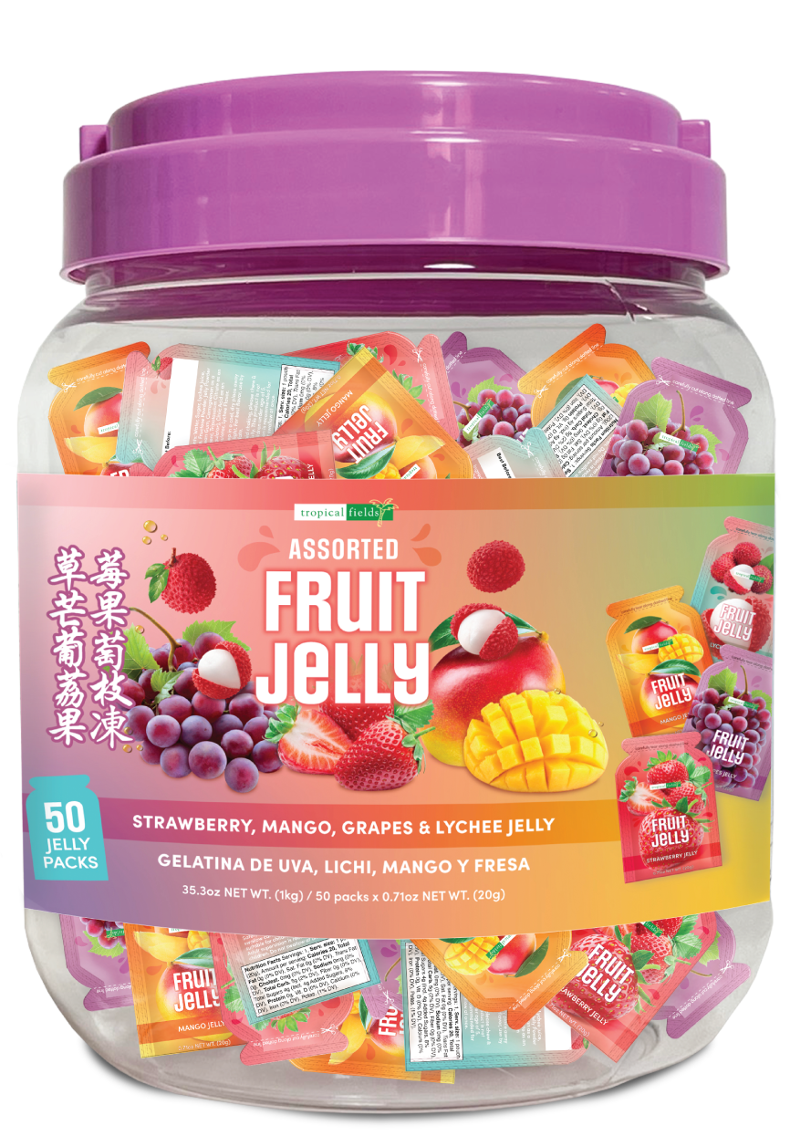Tropical Fields Assorted Fruit Jelly 1kg - The Good Store