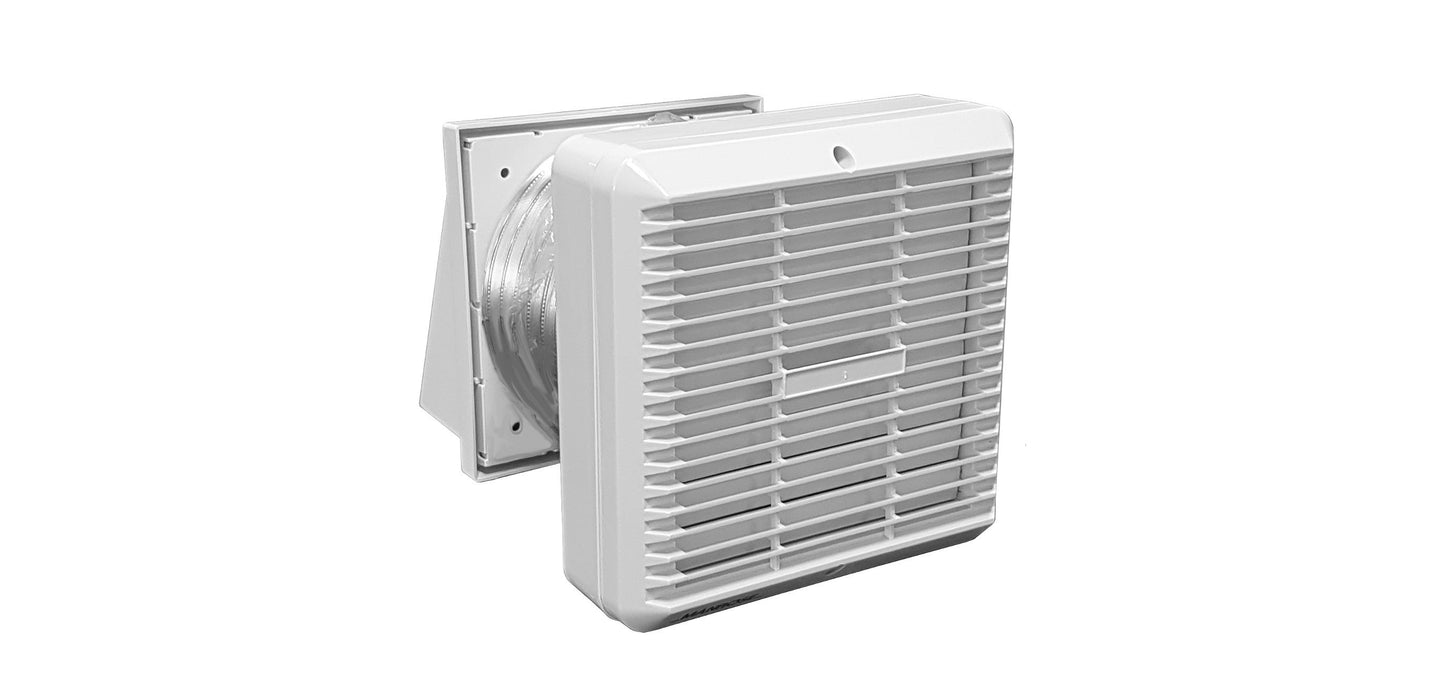 Manrose FAN0136 150mm Auto-Shutter Through-Wall Extraction Fan - The Good Store