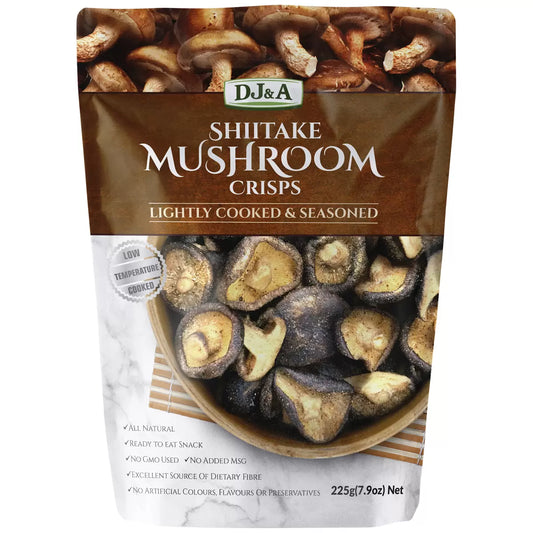 DJ&A Shiitake Mushroom Crisps 225g -  The Good Store