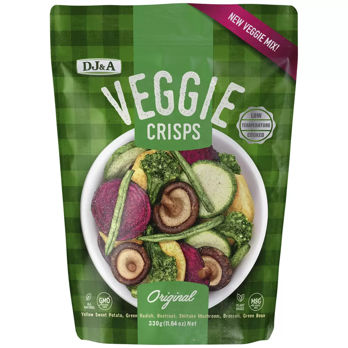 DJ&A Veggie Crisps 330g -  The Good Store