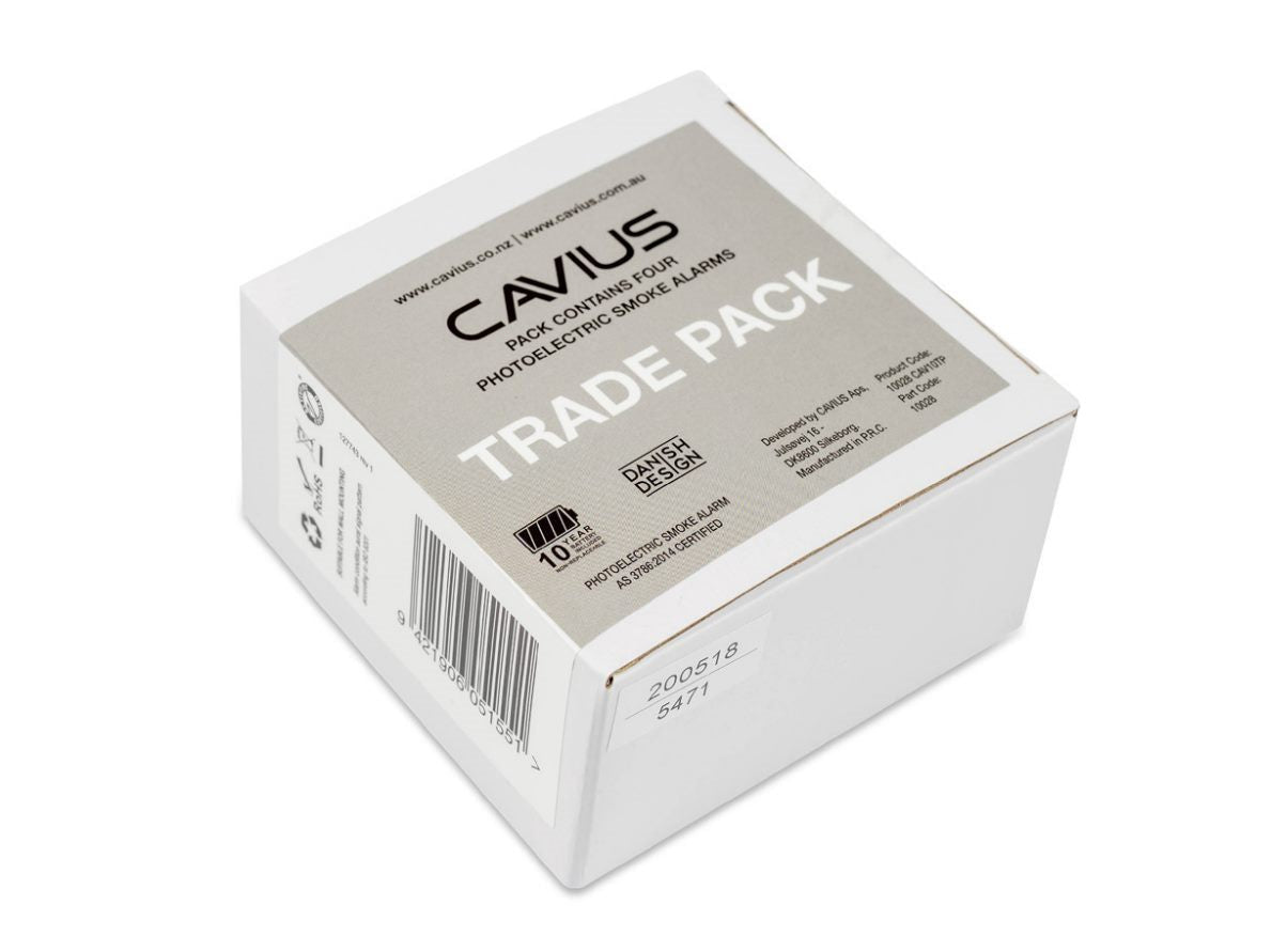 Cavius Trade Pack - Nano (4 Smoke Alarms) -  The Good Store