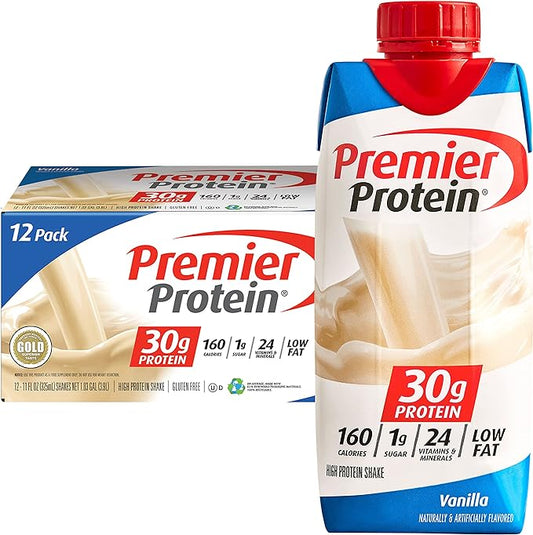 Premier Protein High-protein Vanilla Shake 325 mL, 12 pack -  The Good Store