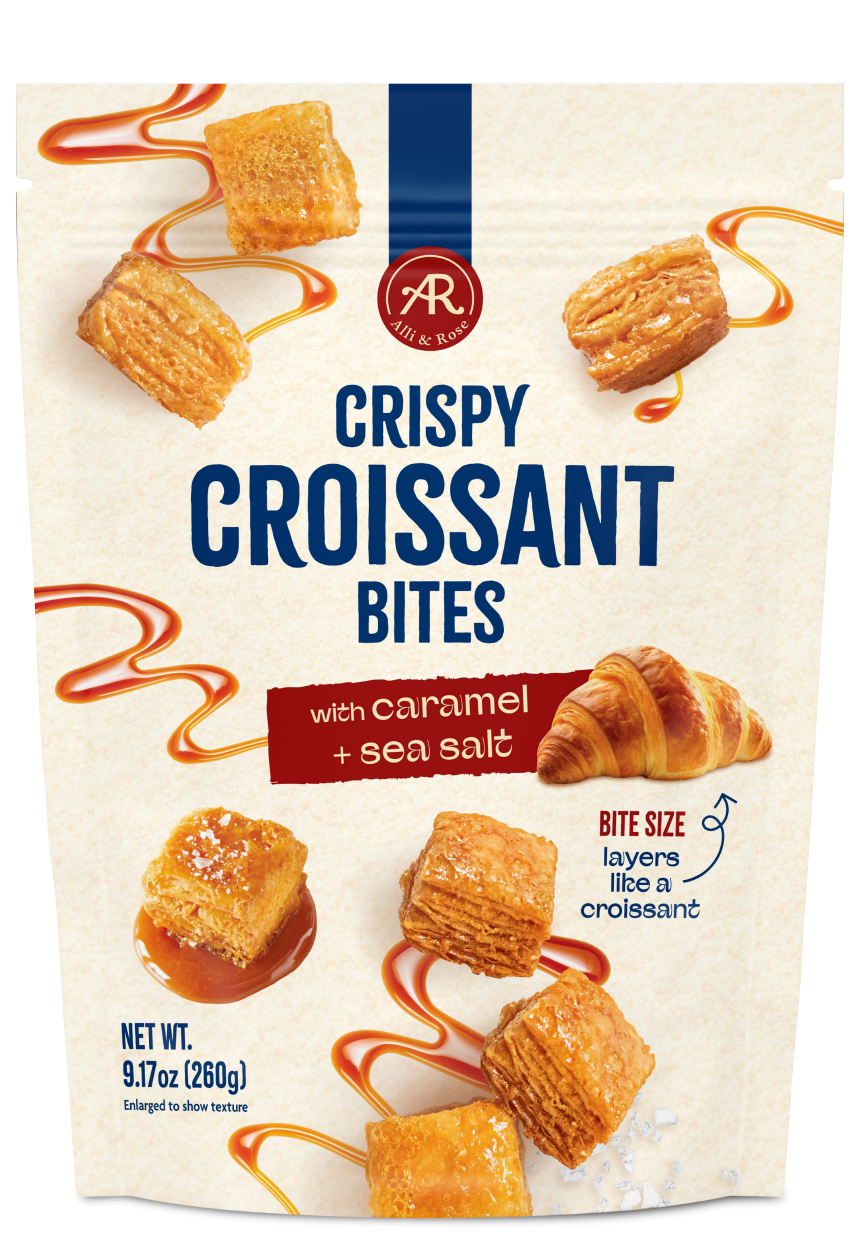 Alli & Rose Crispy Croissant Bites with Caramel & Sea Salt 260g -  The Good Store