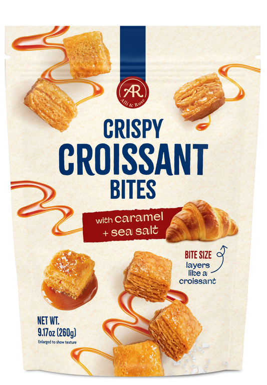 Alli & Rose Crispy Croissant Bites with Caramel & Sea Salt 260g -  The Good Store