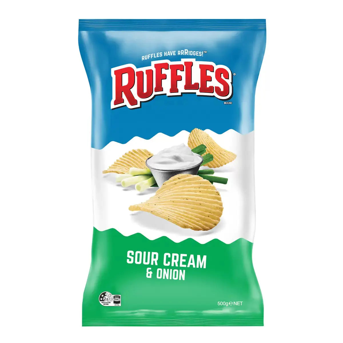 Ruffles Sour Cream & Onion 500g -  The Good Store