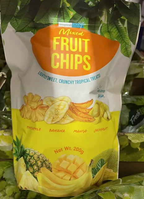 Tropical Fields Crispy Mixed Fruit Chips 200g -  The Good Store