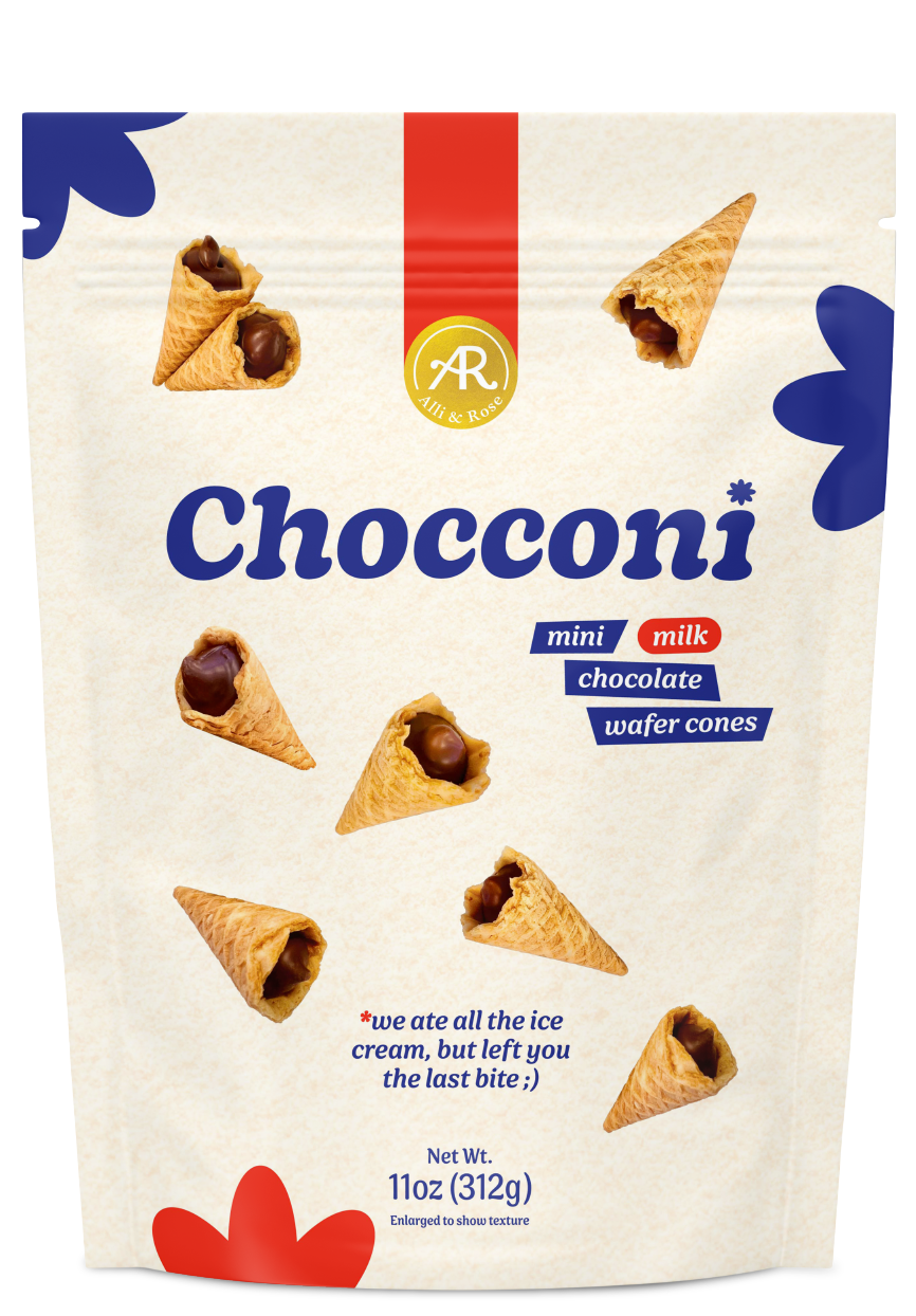 Chocconi Mini Milk Chocolate Wafer Cones 397g -  The Good Store