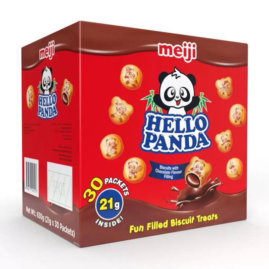 Hello Panda Chocolate Filled Biscuits, 30 x 21g -  The Good Store