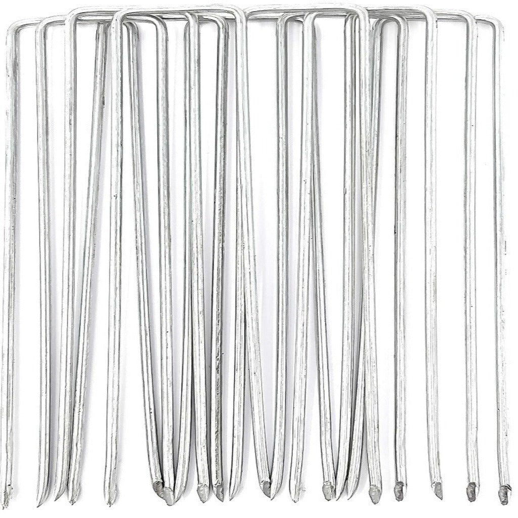 130mm Galvanised Steel Ground Pins﻿ -  The Good Store