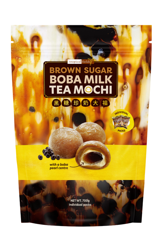 Tropical Fields Boba Milk Tea Mochi Brown Sugar 700g -  The Good Store