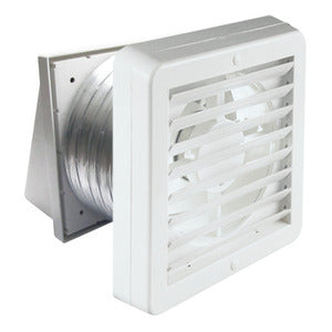 Manrose FAN0137 150mm Auto-Shutter Through-Wall Extraction Fan -  The Good Store