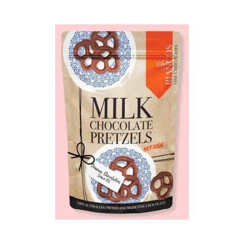 Biancos Chocolate Pretzels - 500g -  The Good Store