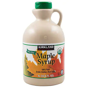 Kirkland Signature Organic Pure Maple Syrup, 33.8 oz -  The Good Store